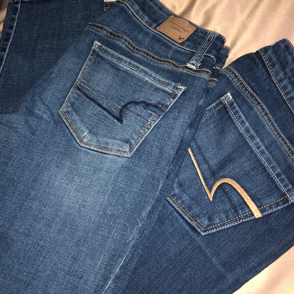 AE skinny jeans bundle 2S